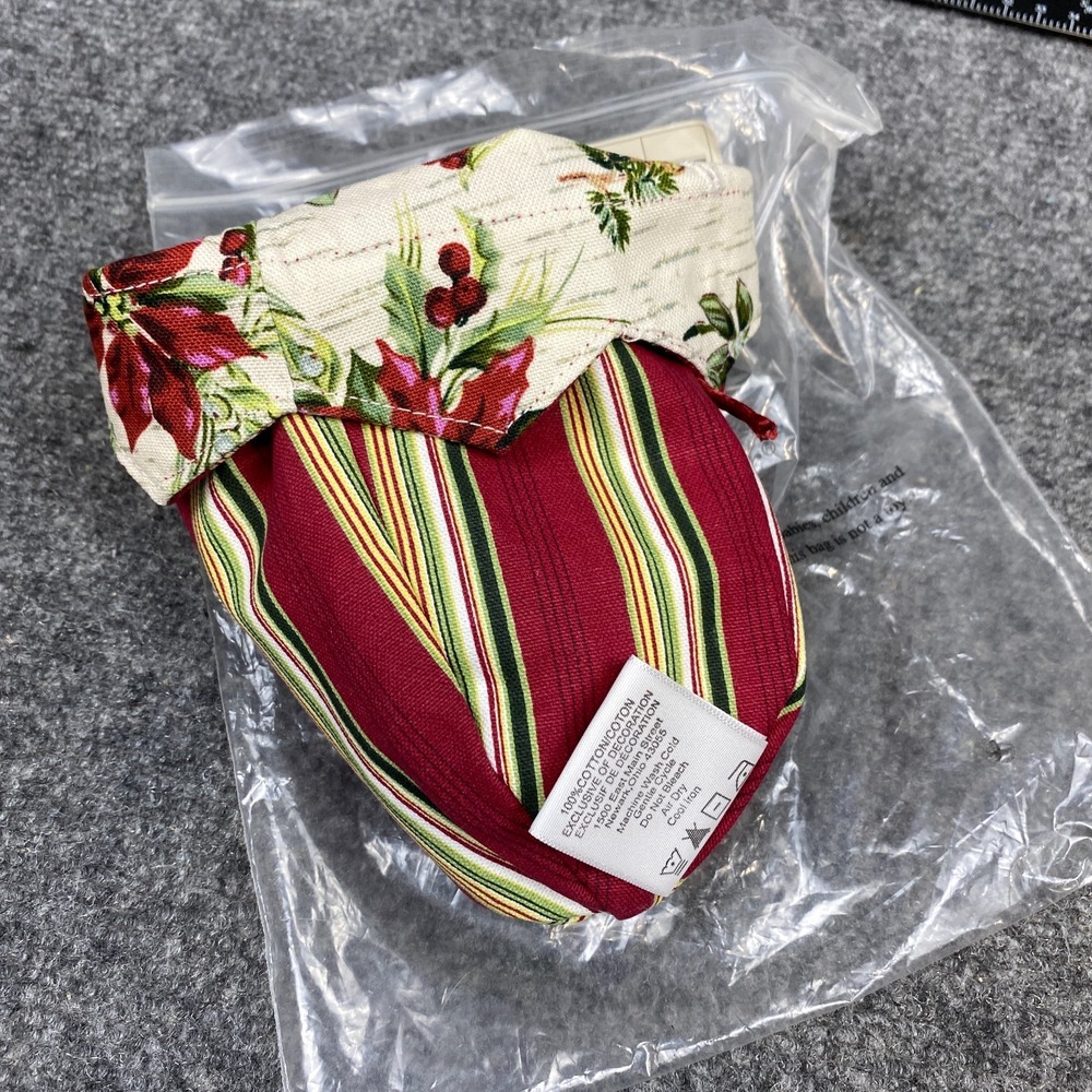 Longaberger Liner 2007 Tree Trimming Basket New Peppermint Stripe 23539 Holiday